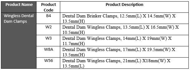 Product Specifications